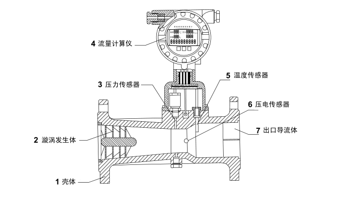 进口旋进旋涡流量计(图3)