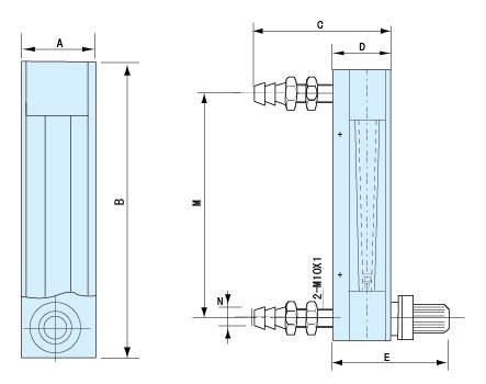 LZB-10WBF-玻璃管转子流量计选型