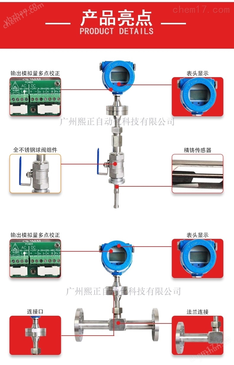 气体质量流量计插入式管道式燃气蒸汽氮气(图2)