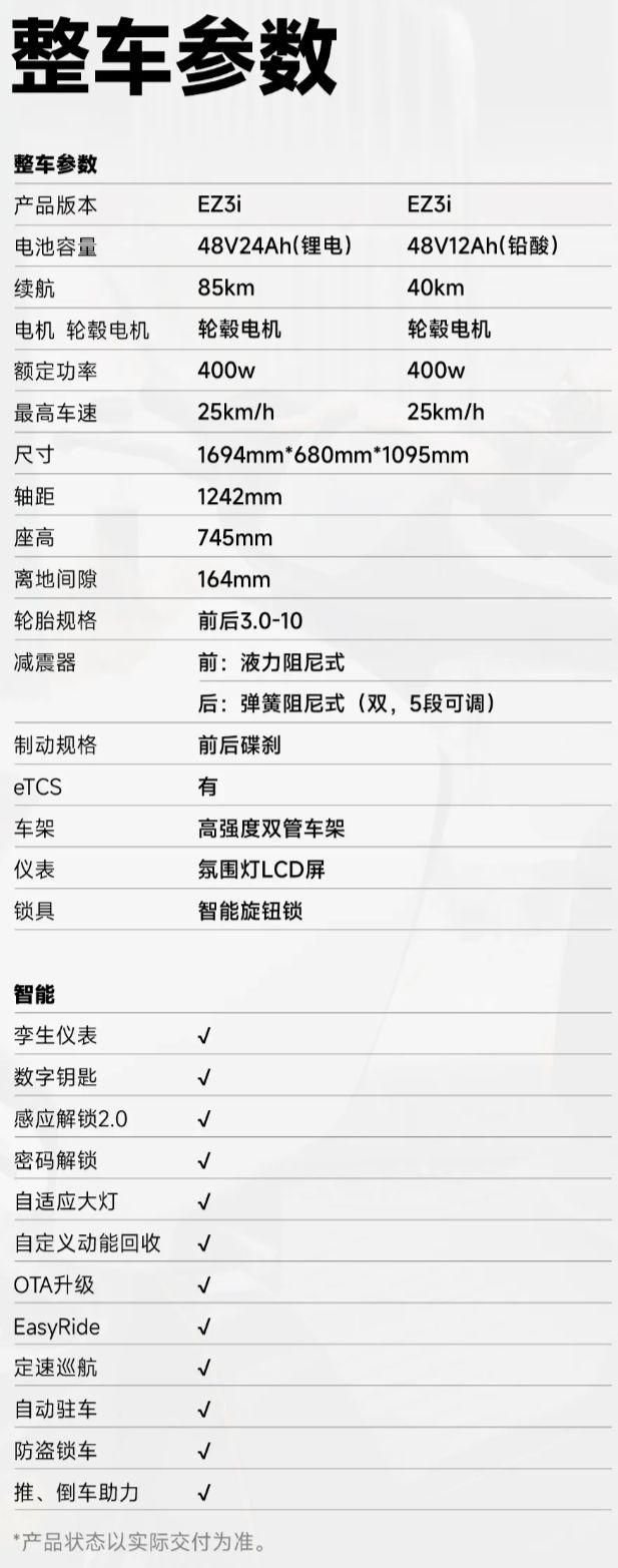 首发价 3299 元起春风动力极核 EZ3i 电动自行车发布(图3)